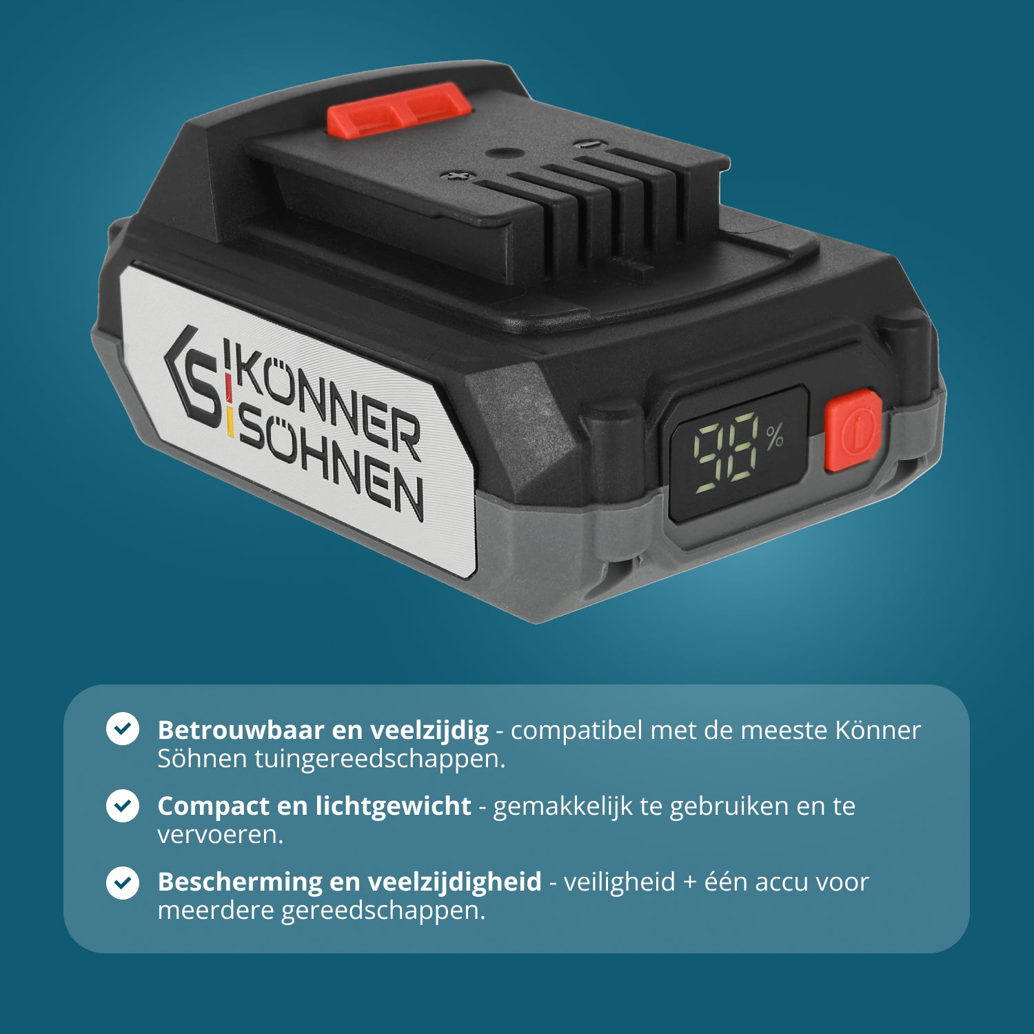 20V Lithiumbatterij KS 20V2-1