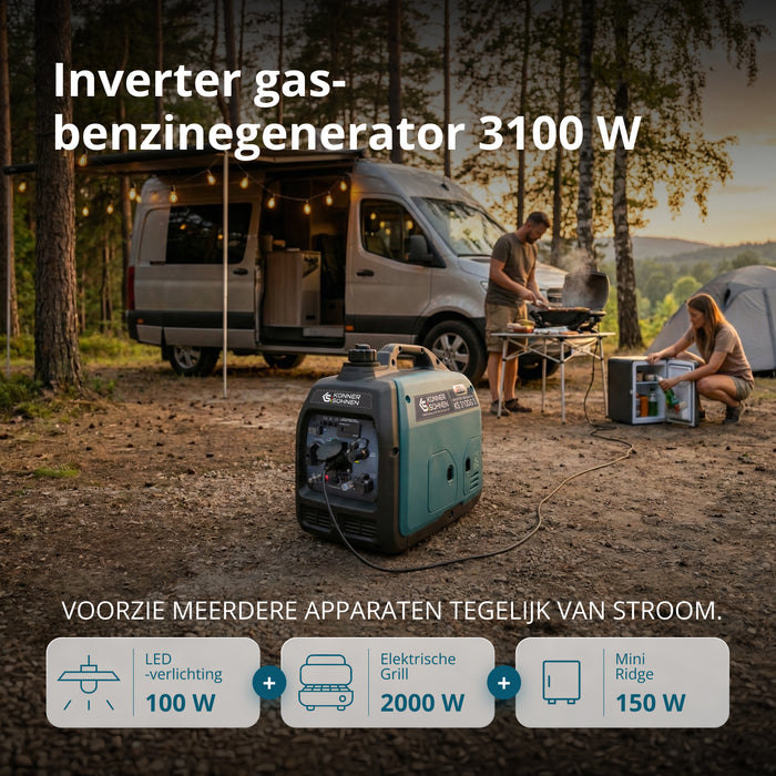 LPG/benzine invertergenerator KS 3100iG S