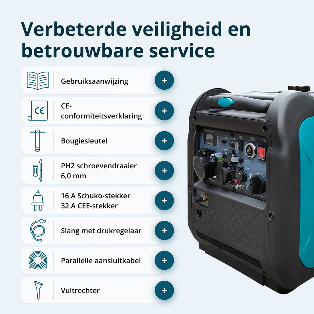 LPG/benzine invertergenerator KS 5500iEG S