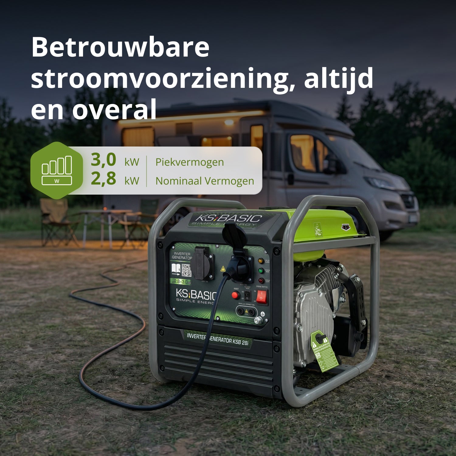 Invertergenerator KSB 28i