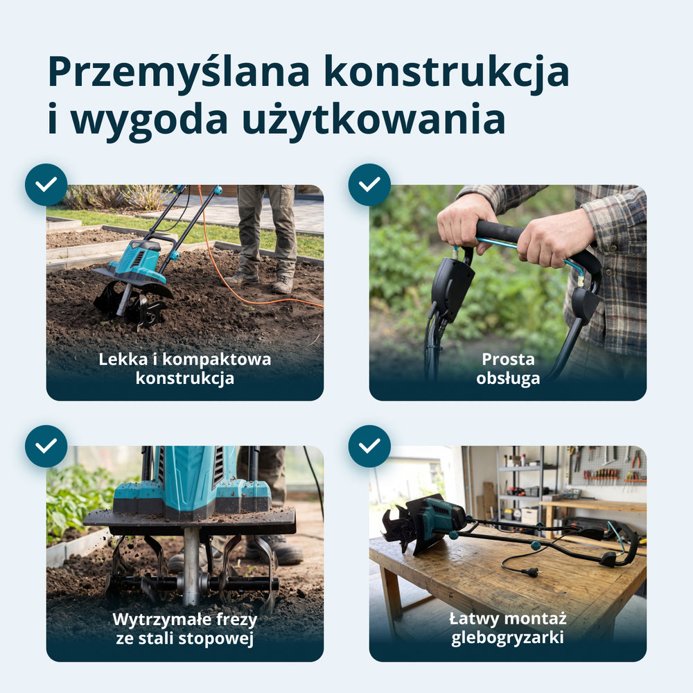 Glebogryzarka elektryczna KS 1000T E