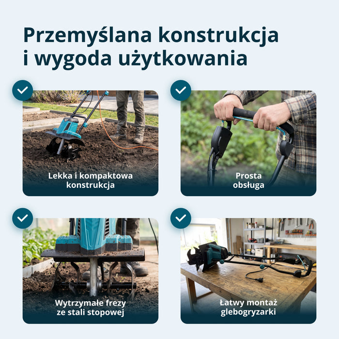 Glebogryzarka elektryczna KS 1000T E
