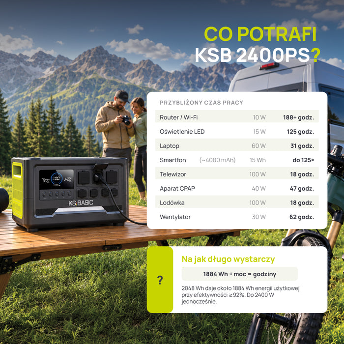 Przenośna stacja zasilania KSB 1200PS