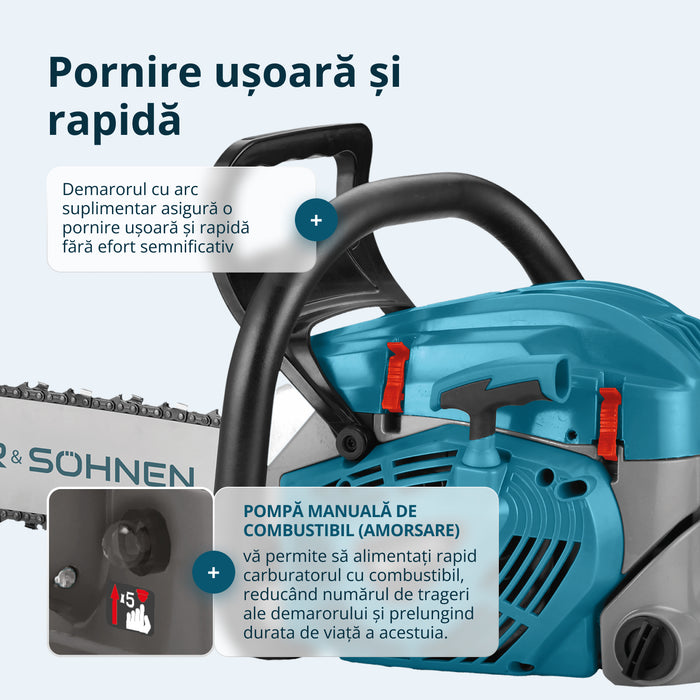 Drujbă pe benzină KS CS40G-20
