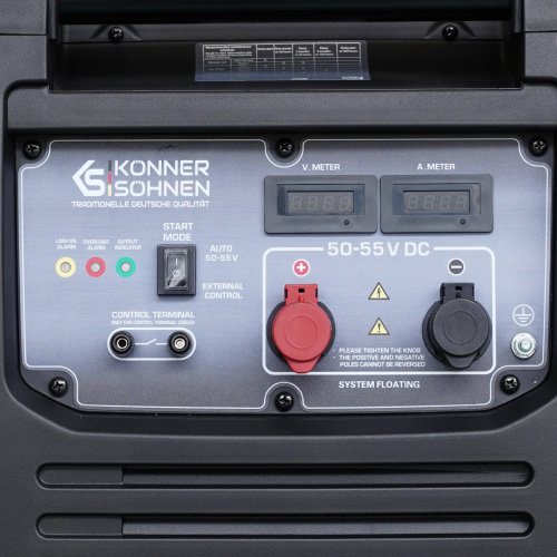 User-friendly control panel 