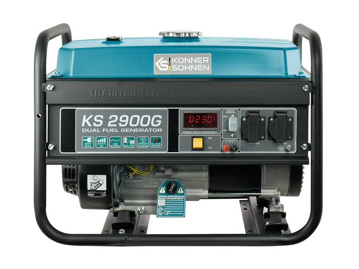 LPG/benzin generator "Könner & Söhnen" KS 2900G