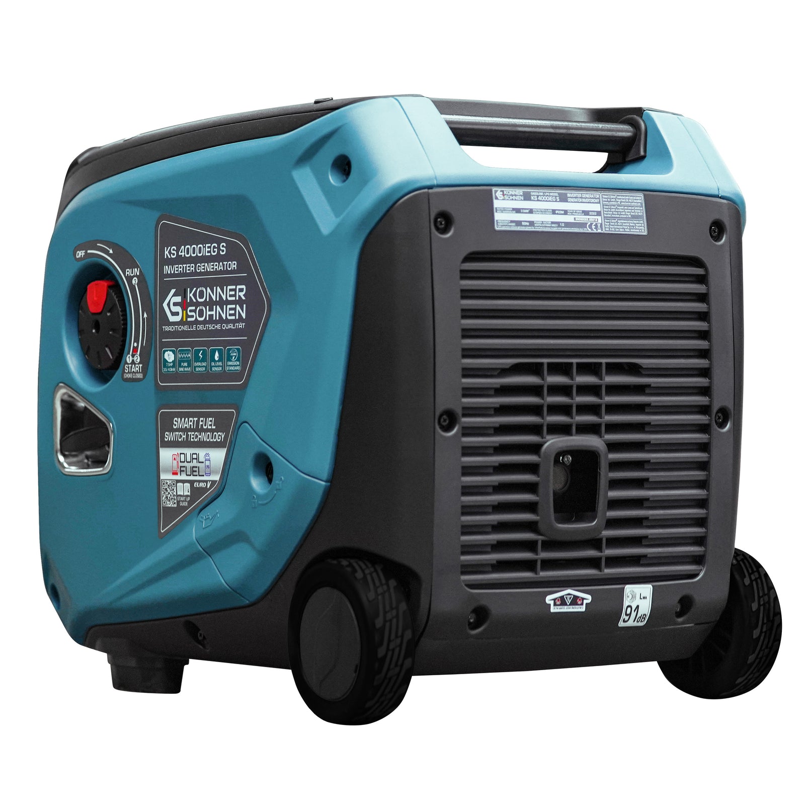 Generator cu inverter pe GPL/benzină KS 4000iEG S
