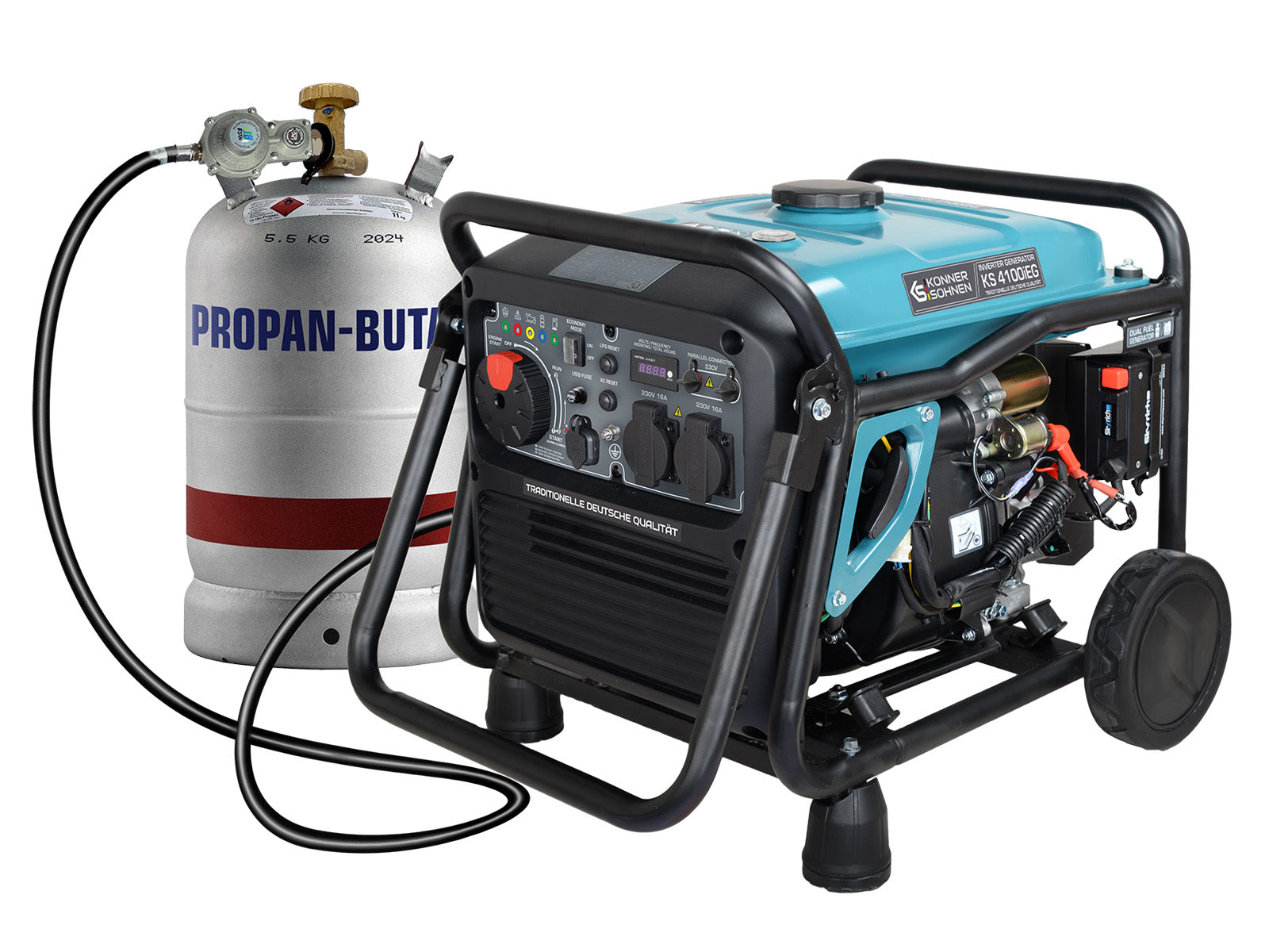 Invertorový generátor na LPG/benzín KS 4100iEG