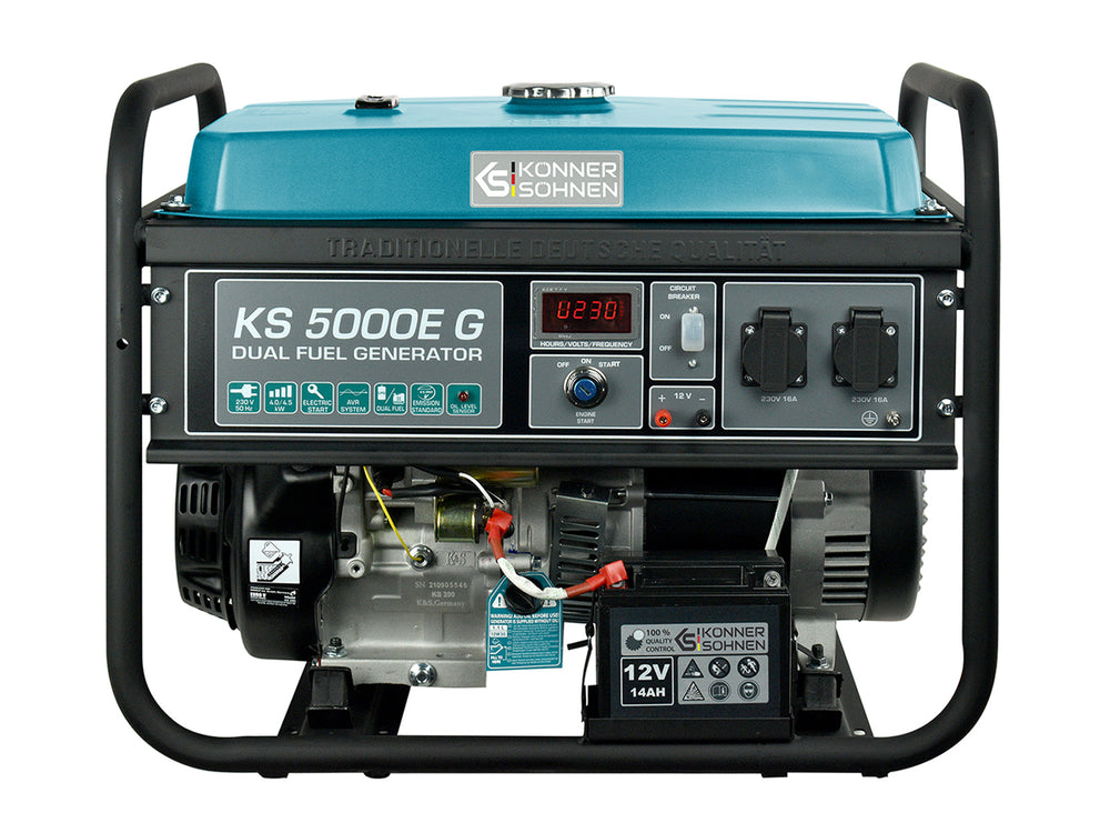 LPG/bensingenerator "Könner & Söhnen" KS 5000G
