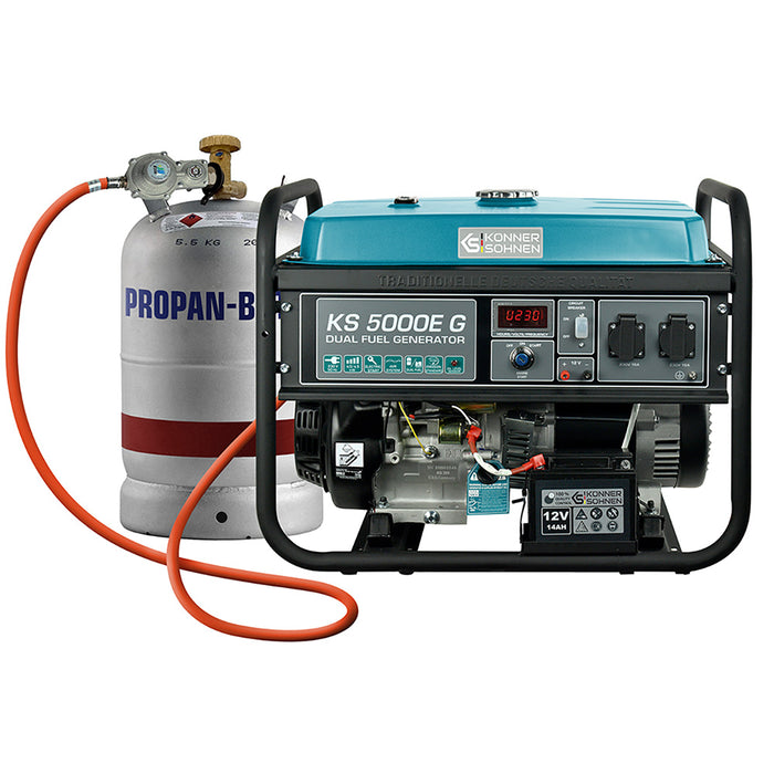 LPG/bensingenerator "Könner & Söhnen" KS 5000G