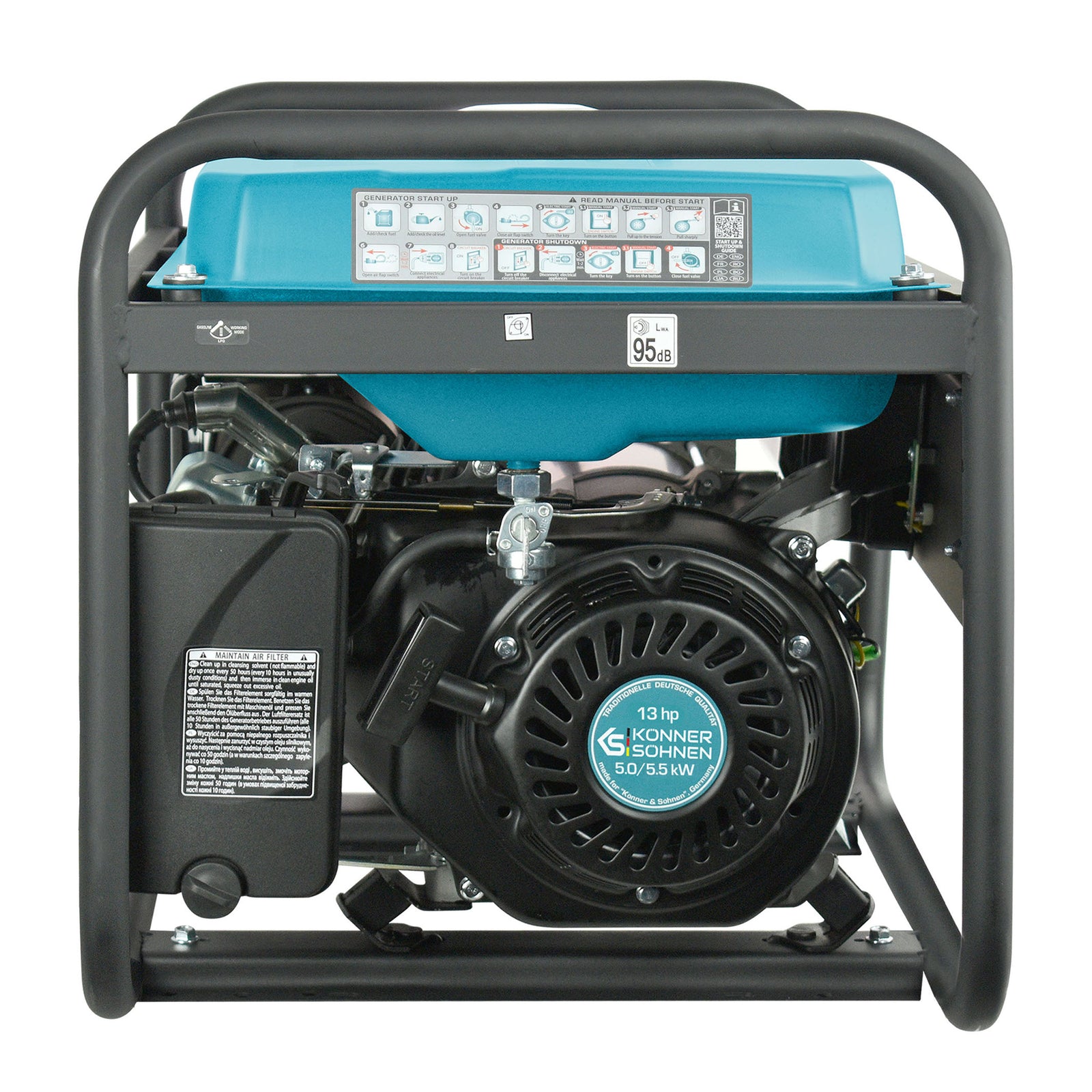 Benzínový generátor „Könner & Söhnen“ KS 7000E-3 ATS