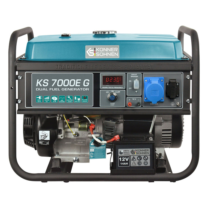 LPG/Бензинов генератор „Könner & Söhnen“ KS 7000E G