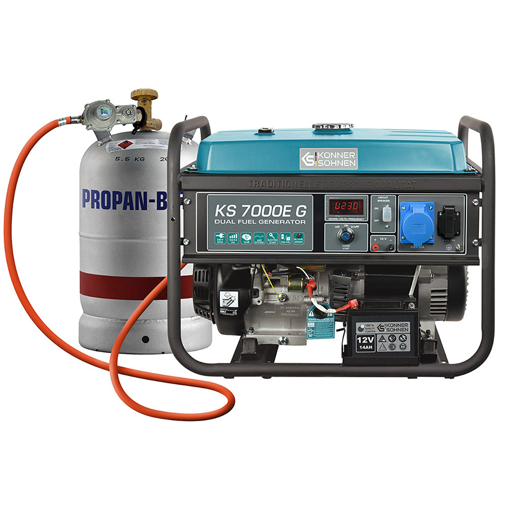 LPG/Бензинов генератор „Könner & Söhnen“ KS 7000E G