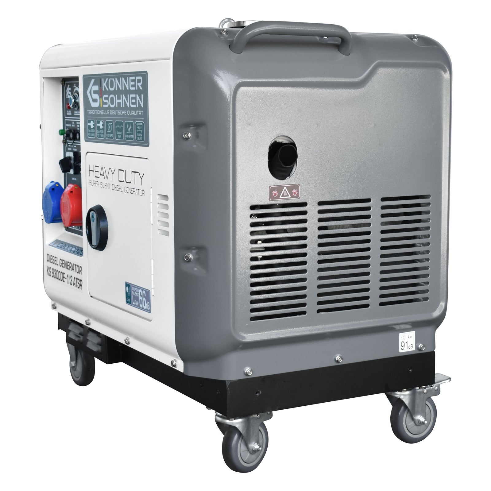 Gerador a diesel "Könner & Söhnen" KS 9300DE-1/3 ATSR (EURO V)